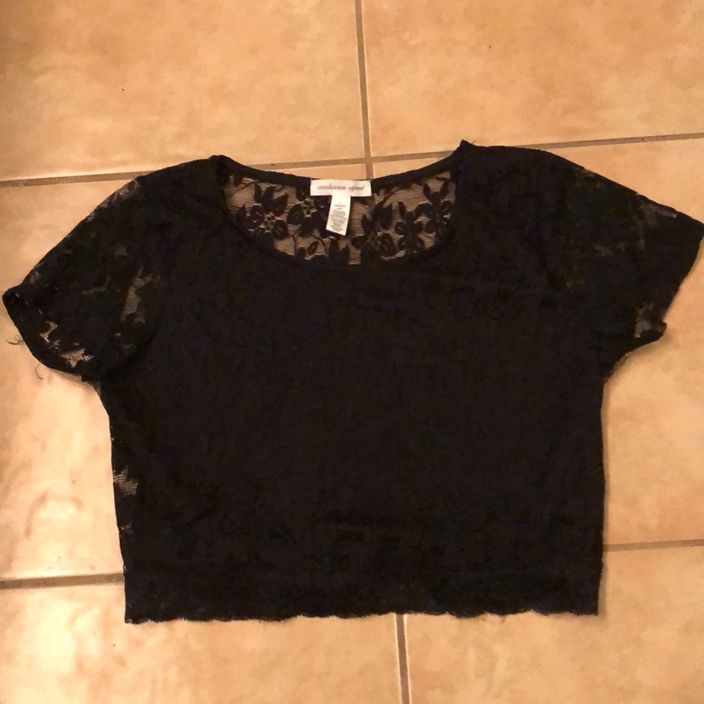 Lace crop top
